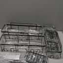 Veken Shower Caddy 6-Pack, Advanced Rustproof Design, No Drilling Adhesive Shelves, Rack with Soap Holder, Large Capacity Bathroom Organizers and Storage, Wall-Mounted Kitchen & Home Decor (Black)