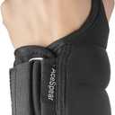 AceSpear Wrist Weights with Thumb Loops Lock for Men Women 1lb*2 2lbs*2 3lbs*2 Ankle Weights Weighted Gloves for Running Strength Training Walking Exercises (3 lbs x 2, Black)