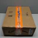 JOLLYVOGUE Calming Dog Bed for Small Dogs - 23 inches Donut Washable Small Dog Bed for Kittens & Puppies, Anti-Slip Round Fluffy Plush Faux Fur Cat Beds (Fits up to 25 lbs Pets, Blue)