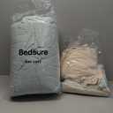 Bedsure Deep Beige Duvet Cover Queen Size - 3 Pieces Prewashed Extra Soft Bedding Set, Includes 1 Duvet Cover 90x90 Inches with Zipper Closure & 2 Pillow Shams, Comforter Not Included