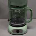 MELLERHOME 12-Cup Drip Green Coffee Maker, Borosilicate Carafe, Auto-Off, Reusable Filter, Anti-Drip, Keep-Warm Function, Clear Water Level Window, Green Kitchen Accessories & Dcor