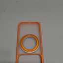 TORRAS Upgraded 360 Magnetic Stand for iPhone 17 Pro Max Case with Camera Control, Fit for MagSafe with Ring, Mil-Grade Protection, Translucent Slim for iPhone 17 ProMax Case Ostand, Neon Orange