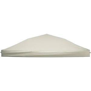 Replacement Canopy Top, 10' x 10' Pop-Up Cover for Canopy Straight Leg Tent Cover for Outdoor Garden Patio Camping Sun Shade (1pc Top Cloth Only) Beige