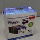 Remanufactured Inkjet Cartridges Replaces Epson T220XL,One Black, Cyan, Magenta, Yellow Colors Cartridge, XL size