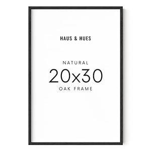 HAUS AND HUES 20x28 Black Oak Frame - Poster Holder, Art Display, Wall Mount (Wooden Frame)