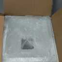 Perfnique Farmhouse Outdoor Lanterns for Patio, Set of 2 White Rustic Lanterns Decor, Vintage Hanging Candle Holder Decorative for Porch, Garden, Yard, Indoor (No Glass)