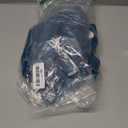 B2prity Women's One Piece Swimsuits Tummy Control Front Cross Bathing Suits Tie Back Slimming V Neck Swimwear (Blue, Large)