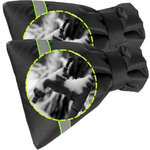 2 x Outdoor Faucet Cover for Winter - Pro 7.1" W x 9.8" H - 2 Pack Outdoor Water Faucet Cover Socks for Winter Freeze Protection Pipe Insulation Reusable Waterproof Insulated Spigot backflow Cover
