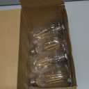 Ascher Vintage LED Edison Bulbs, 6W, Equivalent 60W, Non-Dimmable, Warm White 2700K, ST58 Antique LED Filament Bulbs with 80+ CRI, E26 Medium Base, Clear Glass, Pack of 8