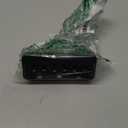 Grounded Adapter 3-Prong to 2-Prong Triple Outlet Converter - UL Listed 3 Pin to 2 Pin Polarized Plug Extender Power Strip, Wall Plug Splitter with 3 AC Outlets for Household Appliances Black (1)