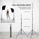 7ft Photography Light Stand – Upgraded 32.5" Ultra-Wide Base for Maximum Stability, Reinforced 3-Rivet Metal Alloy Tripod for Ring Light, Softbox, VR Base Station, 11lbs Load (1-Pack)