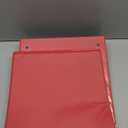 Samsill Durable 2 inch 3 Ring Binder, Made in USA, D Ring Binder, 100% Recycled Chipboard, Red