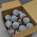 PullCrease 40 Pcs Dusty Blue Velvet Christmas Balls Flocked Christmas Tree Hanging Ornaments Neutral Shatterproof Plastic Velvet Ball for Xmas Tree Decor