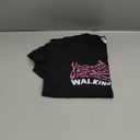 Breast Cancer Pink Ribbon Walk For Cure Cool Awareness Gifts T-Shirt (Black, L )