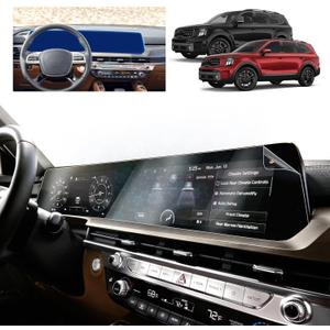 for 2025 Kia Telluride Screen Protector for 2023 2024 2025 Telluride S/EX/LX/SX Prestige (X-Line/X-Pro) 12.3-inch Touchscreen Bubble Free Soft Protective Film 2PCS