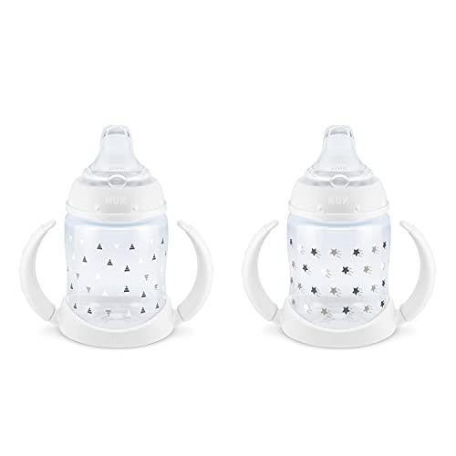 NUK Learner Cup, 6+ Months, Timeless Collection, 5 Oz, Pack of 2 – BPA Free, Spill Proof Sippy Cup