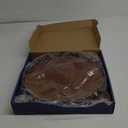 Farmhouse Oak 13" Lazy Susan Turntable Organizer for Cabinet, Round Wooden Lazy Susan Organization and Storage for Dining Table, Pantry, Kitchen, Countertop, Cupboard,Home Decor, Walnut Wood