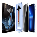 MAGIC JOHN 2 Pack for iPhone 13 Pro Max/iPhone 14 Plus 6.7 inch Privacy Glass Screen Protector, Auto Dust-Elimination Installation, Bubble Free, Easy Installation