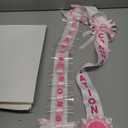 Lyrow Pink and White Graduation Money Lei Class of 2026 Ribbon Money Lei Graduation Cash Gift for Congrats Graduates Grad Leis with Cash Holder for Senior High School Party Supplies (Classic)