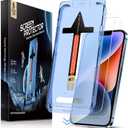 MAGIC JOHN 2 Pack for iPhone 13/14& iPhone 13 Pro 6.1 inch Tempered Glass Screen Protector, Auto Dust-Elimination, Bubble Free, HD Clear, Easy Installation