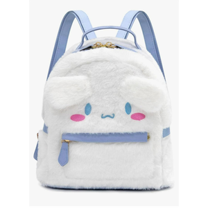 Blue Kids Backpack, Kawaii Stuff Plush Backpack, Adorable Bag Handbag for Girls Kids Fans Birthday Present School Supplies