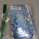 4 Pack Light Blue Party Foil Curtain - CYLMFC 3.3 ft x 6.6 ft Wavy Photo Booth Backdrop Metallic Tinsel Foil Fringe Curtains Environmental Background for Birthday Wedding Party Christmas Decorations