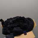 Bedsure Heated Blanket Electric Throw - Thick Striped Flannel Electric Blanket, Heating with 4 Time Settings, 6 Heat Settings, and 3-Hour Timer Auto Shut Off, Gift for Grandma (50x60 inches, Black)