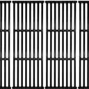 Hongso 17 3/8" Porcelain Cast Iron Cooking Grates Replacement for Broil King Baron 440, 320, 420, 340, 490, 9221-64, 9211-64, 9221-54, 52005-281, Huntington 6023-89, Broil Mate 7120-64 Models