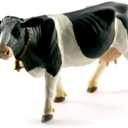 Safari Ltd. Holstein Cow Figurine - Detailed 5" Plastic Model Figure - Fun Educational Play Toy for Boys, Girls & Kids Ages 3+