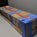 Electric Weed Wacker Cordless Eater 2 Battery, Foldable and Lightweight Grass Trimmer/Brush Cutter,5 Types Blade & Wheels 21V 4.0Ah Battery (2 Pieces) Powered for Garden and Yard (Foldable)