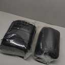 2 Pcs Large Memory Foam Seat Cushion 18 x 16 x 3 Inch Breathable Chair Pad Cushions Comfortable Wheelchair Chair Pillow with Washable Cover for Desk Car Office Back Pain Relief Coccyx Cushion (Black)