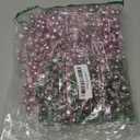 Censen 50 Pieces Artificial Holly Berry Stem Picks with Snowflake Frosted Christmas Tree Branches Fillers Ornaments Snowy Berry Twig Branches for Xmas Garland Wreath Winter Home Decor (Rose Gold)