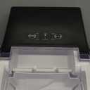 NEWBULIG Ice Makers Countertop with Handle, Portable Ice Machine, 9 Bullet Cubes in 6 Mins, 26lbs in 24Hrs, Auto-Cleaning, with Basket and Scoop, for Home, Kitchen, RV, Camping, Black (12.5"*11.6"*8.8")