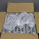 X-cosrack 6 Tier Closet Hanging Organizer, Clothes Hanging Shelves with 4 Hanging Hooks 5 S Hooks, Wire Storage Basket Bins, for Clothing Sweaters Shoes Handbags Clutches Accessories Patent