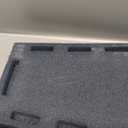 2 Pack Rubber Downspout Splash Block Rain Gutter Down Spout Drain Trays Gray