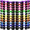 48 Pack Kids Neon Sunglasses Party Favors Bulk, 12 Colors Neon Party Sunglasses Colorful Novelty Sunglasses Cool Sun Glasses for Classroom Prize, Goody Bag Filler, Birthday Party Age 3-8