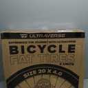 ULTRAVERSE 20x4 E-Bike Fat Tire - Robust, High-Performance 20inch Fat Tyre for MTB and Ebikes, Durable All-Terrain Directional Tread, Superior Density for Street & Trail Adventures-2 Unit