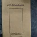 Solid Wood Night Lamp New Linen Table Lamp LED Desk Lamp 8"