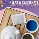 Jasmali Butterfly Pea Flower Tea - 60 Tea Bags, Herbal Tea, Vacuum Sealed for Freshness, Sourced from Thailand, Caffeine Free, Gluten Free, Vegan, Plant-Based, Blue Pea Flower Tea