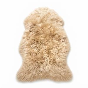 Genuine Sheepskin Rug – 40" x 25" Luxury Long Wool Fur Area Rug, Soft Fluffy Accent Carpet for Living Room, Bedroom, and Chair Throw