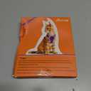 Halypet Cat Harness and Leash Set for Walking, Escape Proof Adjustable Vest Harness with 3-in-1 Integrated Buckles, Easy Control Soft Breathable Mesh with Reflective Strips for Cats, S, Moonlight Meow