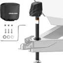 8500LBS Electric Trailer Jack with Waterproof Cover& LED Light,Electric Power A-Frame Tongue Jackfor Travel Trailer,IP67 Waterproof Buttons,8.86"-32.3" Lift