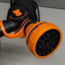 Giraffe Tools Garden Hose 25FT Lightweight Lay Flat Water Hose Kink Free Flexible Hose with 9 Spray Function Nozzle Black