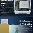Pawfly Pond Air Pump Outdoor Oxygen Pump for Fish Koi Ponds 3000 to 10000 Gallons Adjustable Pond Garden Aerator Pump Kit with Airline Tubing Control Lever Valves Air Stones and Check Valves