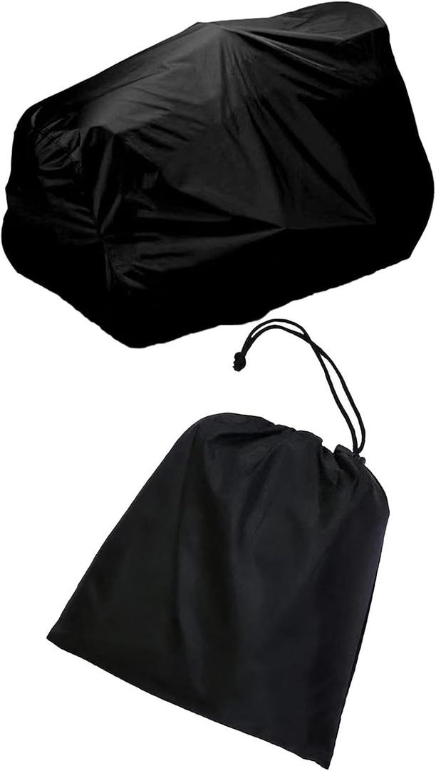 Outdoors Lawn Mower Cover Waterproof Tractor Cover Heavy Duty Universal Outdoor Riding Mower Cover for Garden Tractor, 183cmx137cmx117cm/943