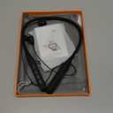 Neckband Bluetooth Headphones, 1000H Extra Battery Life with Display Magnetic Earphones,Wireless Stereo Earbuds with Microphone, Waterproof in-Ear Headset for Sports/Workout/Office (Black)