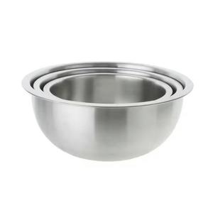 Good Cook 5 qt. Stainless Steel Silver Mixing Bowl Set 3 pc