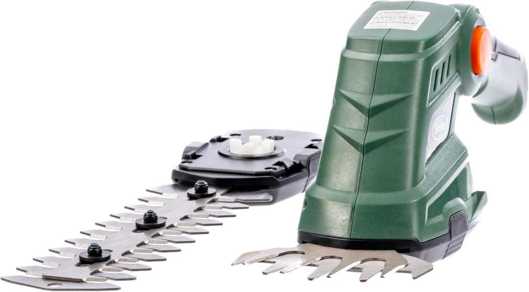 Scotts Outdoor Power Tools LSS10172S 7.2-Volt Lithium-Ion Cordless Grass Shear/Shrub Trimmer Combo, Green