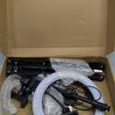 LUXSURE Selfie Ring Light with Stand for Phones, Ring Light Tripod for iPhone, Overhead Phone Mount 10.5" with Phones Stand and Remote, Phone Tripod with Light for Video Recording/Live Stream/Cooking