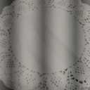 MCEAST 100 Pack Round White Paper Doilies 13.5 Inches Lace Paper Place Mats Rustic Scallop Doily Disposable Paper Table Pads for Food Cakes Crafts Party Weddings Tableware Decor